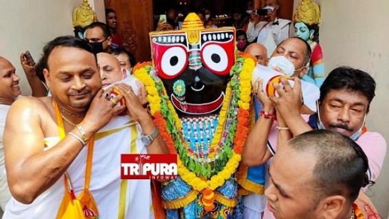 Ratha-Yatra festival celebrated with moderate gathering 